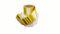 Etiqueta Indicadora de PVC Personalizada, Etiqueta de Seguridad Impermeable en Rollo