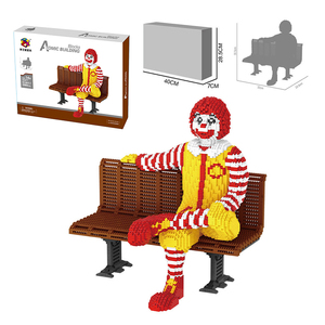 Bloques de Construcción de Personajes de Dibujos Animados Tridimensionales de Micropartículas, <span class=keywords><strong>Juguete</strong></span> Educativo de Ensamblaje de Plástico ABS - Product Image 6