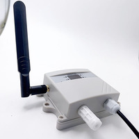 Transmisor de Temperatura y Humedad Modbus RTU 4G LTE, Sensor de Doble Canal de Alta Precisión para IoT Industrial y Agricultura Inteligente