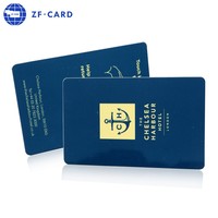Carte RFID en plastique personnalisée ZF CARD de Guangzhou, avec puce sans contact imprimée, pour usage hôtelier, durable