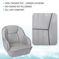 Sièges de bateau Caotain de luxe, ergonomiques à dossier haut, imperméables, avec logo personnalisé, pour la vente en gros