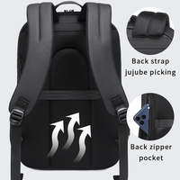 Sac à dos léger et imperméable de grande capacité pour ordinateur portable 15 pouces, idéal pour les voyages d'affaires, l'école et les étudiants - Vente en gros usine OEM ODM