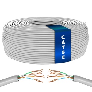 สายอีเธอร์เน็ต D-Sunty Custom Cat 5E แบบม้วน 1000 ฟุต 24AWG 0.5 มม. ทองแดงแท่ง 8 แกน สำหรับใช้งานภายนอกอาคาร สำหรับเครือข่ายบ้านและบรอดแบนด์ - Product Image 3