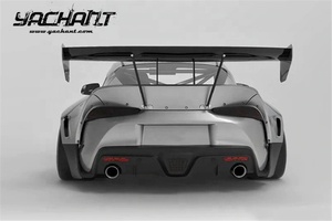 Стекловолокно Supra <span class=keywords><strong>MK</strong></span> V A90 A91 PD V1.5 стиль широкий обвес бампер боковая юбка крыло диффузор спойлер для Supra <span class=keywords><strong>MK</strong></span> V - Product Image 3