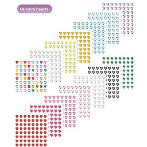 Autocollant de <span class=keywords><strong>tatouage</strong></span> temporaire en forme de cœur personnalisé avec pierres précieuses, maquillage sexy pour le visage à la française, strass imperméables, <span class=keywords><strong>tatouage</strong></span> temporaire mignon pour filles - Product Image 2