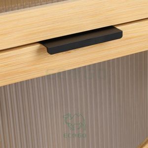 Table de chevet en bois massif Arialynn: un ajout élégant à la décoration de la chambre à coucher - Product Image 4