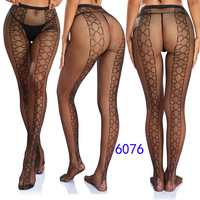 Collants sexy en dentelle de nylon de style boîte de nuit Bt806, résille araignée, collants matures