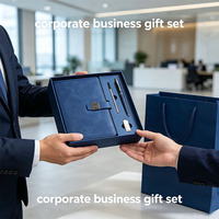 Coffret de présentation de luxe personnalisé A5 à couverture souple avec boucle, ensemble cadeau d'entreprise, carnet et stylo, achat professionnel, prix d'usine