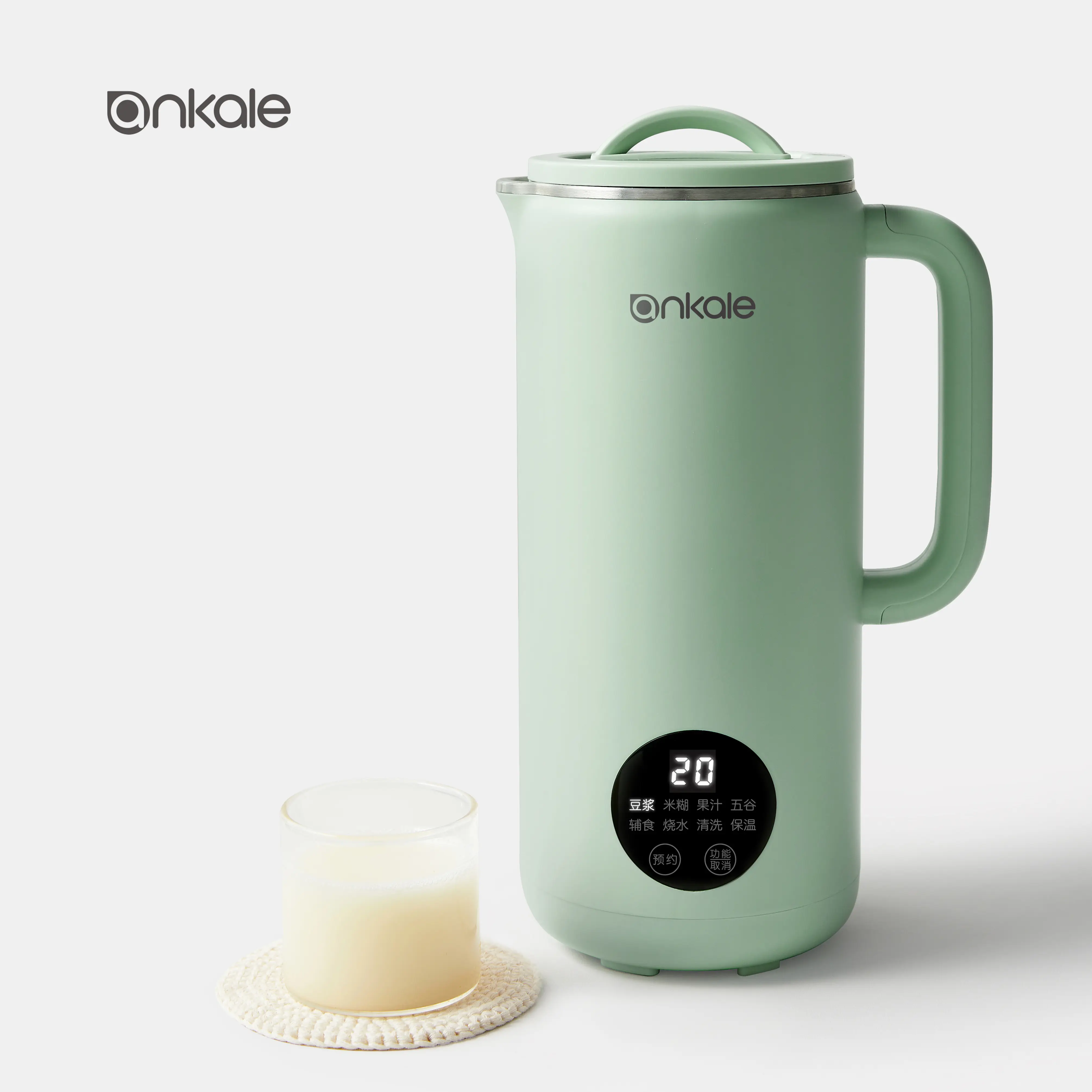 Ankale बहुक्रिया 1 में 3 घर उपकरण छोटे पोर्टेबल खाद्य प्रोसेसर अखरोट दूध मशीन मिनी सोया दूध निर्माता हीटिंग ब्लेंडर