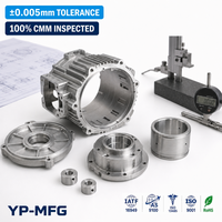 Boîtier de moteur EV usiné CNC en aluminium 6061, tournage, fraisage 5 axes, usinage de précision OEM, dimensions personnalisées non standard