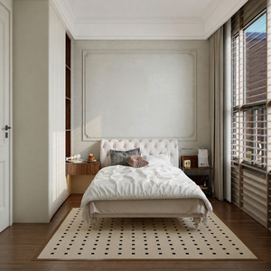 Soluzione Completa per la Casa in Stile Francese Personalizzata OEM ODM, Armadio ad Arco, Mobile da <span class=keywords><strong>Cucina</strong></span>, Arredamento Camera da Letto Bianco Crema - Product Image 1