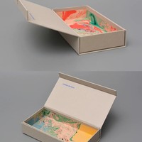Boîte cadeau en forme de livre avec couvercle magnétique à rabat, impression bronzée, emballage haut de gamme personnalisable