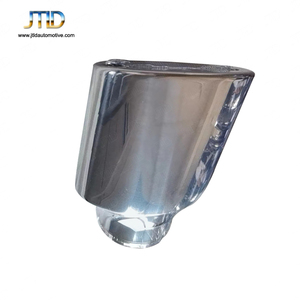 Jtld ปลายท่อไอเสียสเตนเลสสตีลคู่ปากแบนขัดเงากระจกสำหรับ Mercedes Benz Class E S C <span class=keywords><strong>C63</strong></span> AMG SINGLE Ti 1 - Product Image 3