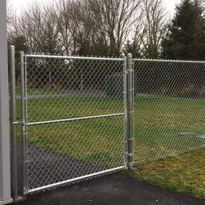 Valla de Alambre Galvanizado Personalizada de 1.8 m, Malla Tejida en Diamante, Valla de PVC para Granja, Marco de Acero, Valla de Seguridad para Cría de Ganado - Product Image 6