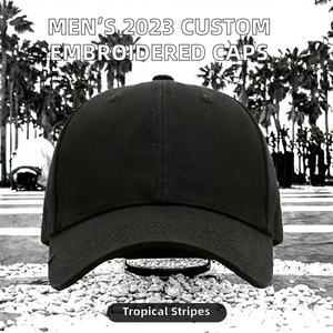 Gorras de Béisbol Unisex 2023 con Logotipo Bordado Personalizado, Estilo Formal, Tejido Herringbone, Deportivo, 100% Poliéster - Product Image 2
