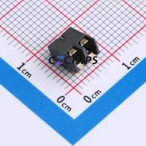 GT-BTP30002-0350B-019B Blade/Spring Contact Battery Connector SMD,P=3mm Connector Spring Contact Type 3mm 2P Vertical Mount - Product Image 2