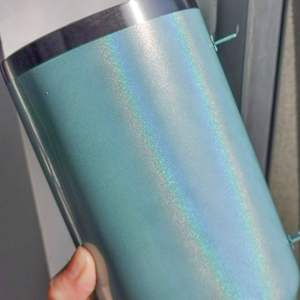 Dazzling 40 oz Stainless Steel Vacuum Insulated Thermos <b>Tumbler</b> Sublimation Travel Car Mug <b>with</b> <b>Straw</b> <b>and</b> Handle - Product Image 3