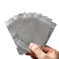 Langlebige selbst klebende Business-Verpackung Plastiktüte Aluminium folien band beutel mit Tiefdruck druck Metalli sierte Beutel