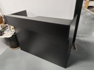 Fabriek Custom 120X50X110Cm Mdf Board Check Out Balie Supermarkt Kassier Bureau - Product Image 4