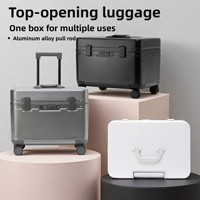 Maleta con Ruedas Omnidireccionales de Gran Capacidad, Tapa Abatible, Compatible con Asientos, Resistente, Duradera, Funcional, con Candado TSA y Compartimento para Cámara