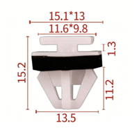 081737 JIUMAIL Nouveaux clips et attaches en plastique POM pour pare-chocs avant Hyundai