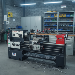 Tour à métaux horizontal manuel de haute précision, marque CME Chine, économique, modèle CA6140A, 4 porte-outils, cône de broche MT6, 380V 200 1 - Product Image 5