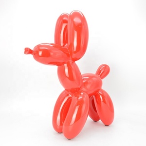 Fabbrica in fibra di vetro palloncino cane <span class=keywords><strong>disegno</strong></span> a mano scultura di cane per la decorazione della casa Pop Art resina animale statua nuovo cane palloncino Desgin - Product Image 6
