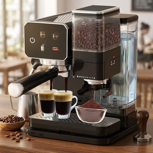 15Bar Pressure Semi Automatic Coffee Espresso Machine With <b>Steam</b> Frother Home Daily Coffee Making - Product Image 1