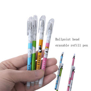 <span class=keywords><strong>Stylo</strong></span> à bille effaçable à la chaleur à encre gel de température en plastique imprimé de dessin animé Offre Spéciale avec gomme en caoutchouc - Product Image 2