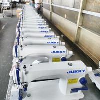 Ensemble complet JUKKY 8700 – Machine à coudre industrielle portable à point noué, haute vitesse, à aiguille simple, manuelle – Meilleure vente