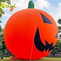 Calabaza inflable LED inflable grande de Halloween con sombreros Suministro directo de fábrica de alta calidad