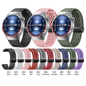 Eraysun từ Silicone thoáng khí Vòng đeo tay thông minh ban nhạc cho Huawei GT6 Pro thông minh dây đeo đồng hồ - Product Image 2