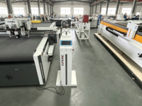 Machine de découpe automatique CNC numérique à couteau oscillant pour vinyle, carton et carton ondulé, avec pompe Delta et engrenage à roulement