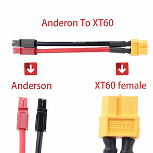 Xt60 Xt30 adattatore connettore batteria 14 Awg convertitore di filo di silicio femmina spina Rc Lipo cavo batteria maschio cablaggio gruppo cablaggio - Product Image 5