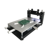 Impresora Manual de Plantillas SMT Simple de Escritorio Puhui, Impresión Manual de Pasta de Soldadura para PCB