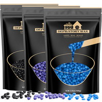 Lifestance 1LB Cera Depilatoria Natural en Perlas de Resina, Marca Privada, la Más Fuerte, Antialérgica, Derretimiento en 5-7 Segundos, Depilación Indolora para Mujeres