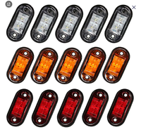Luces LED para Camiones y Remolques de 12V-24V, Luces Laterales para Camiones, Luces de Contorno