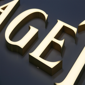 Placas de Sinalização Comercial Personalizadas Iluminadas por LED com Letreiro 3D para Negócios e Lojas - Product Image 1