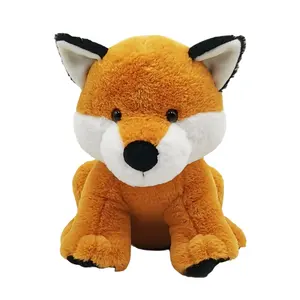Hot Sale China Factory Wholesale Fashion High Quality Soft Stuffed Plush Toy Cute 7 Inch Sitting Fox Soft Plush Toys