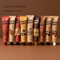 Dentifrice blanchissant respectueux des dents, élimine les décolorations, nettoyage doux, logo personnalisé en usine, conception gratuite en 24h
