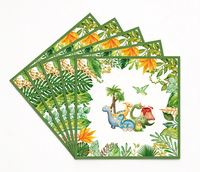 Ensemble de fournitures pour fête d'anniversaire sur le thème des dinosaures DAMAI pour enfants, décorations de fête d'anniversaire pour garçons, décorations de fête pour enfants sur le thème des dinosaures rugissants