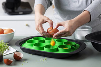 NOUVEAU 2026 – Moule flexible en silicone à 8 cavités, parfaitement compatible avec le plateau Varom TM7 pour Thermomix