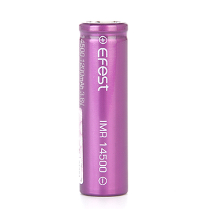 2025 batterie lithium-ion cylindrique chaude <span class=keywords><strong>Efest</strong></span> 14500 1200Mah 6A 3.6V batterie Li-Ion batterie longue durée 14500 - Product Image 1