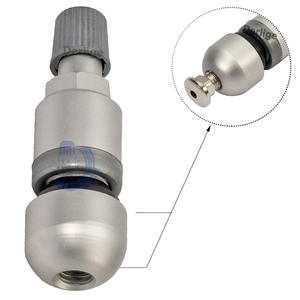 Автомобильные шинные клапаны для датчика TPMS, шток бескамерного шинного клапана из алюминиевого сплава, шинный клапан Schrader TPK65661 - Product Image 1