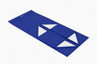 Boîte cadeau rigide pliable magnétique bleue avec logo personnalisé, écologique, en papier recyclé, emballage de luxe pour cosmétiques, parfums, bijoux