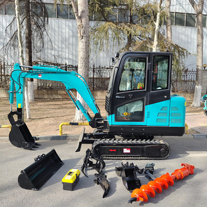Miniexcavadora hidráulica de cadenas de 3500 kg con motor japonés, excavadora, retroexcavadora, máquina excavadora - Product Image 5