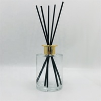 Diffuseur d'arômes GOLDEN SUN au design élégant, flacon d'évaporation d'huiles essentielles de 300 ml en verre blanc vif avec bouchon à clipser