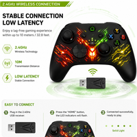 Control Multifuncional 2.4G para Xbox One/Series/S/X con Vibración y Luz, Control Inalámbrico para Juegos