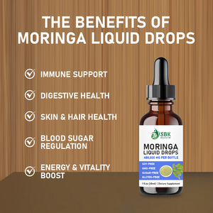 Factory Direct Moringa Liquid Drops Leaf Extract Drops Pure Moringa Drops with Natural Energy Levels Promotes Healthy Skin - Product Image 3