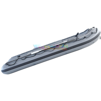 Bateau à rames en PVC pliable, bateau pneumatique rigide pour la pêche, pour 4 à 6 personnes, divertissement en plein air, bateau pneumatique offshore avec moteur